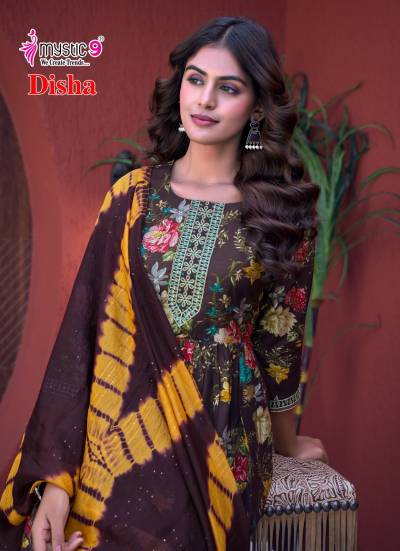 DISHA VOL 3 MYSTIC 9 DESIGNER EMBROIDERY SALWAR SUIT WHOLESALER IN INDIA